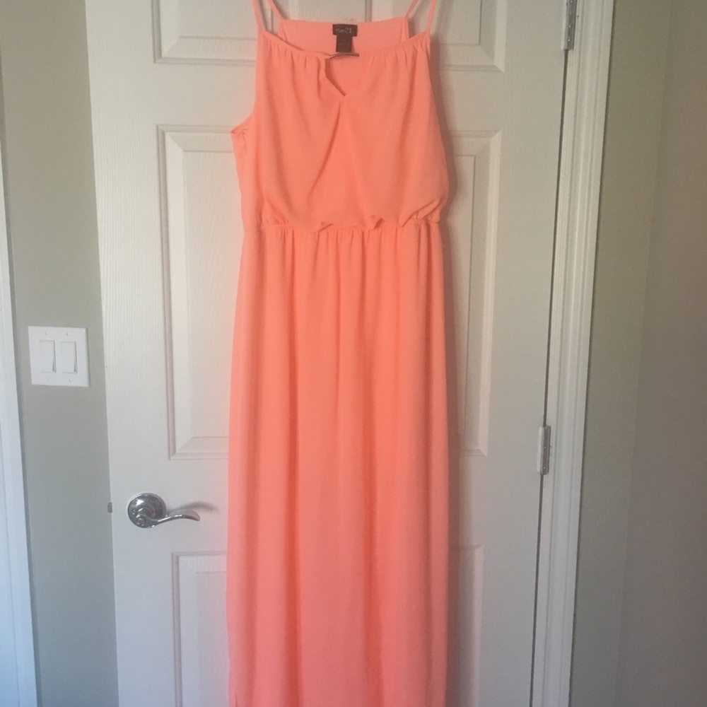 Sweet coral colored sundress